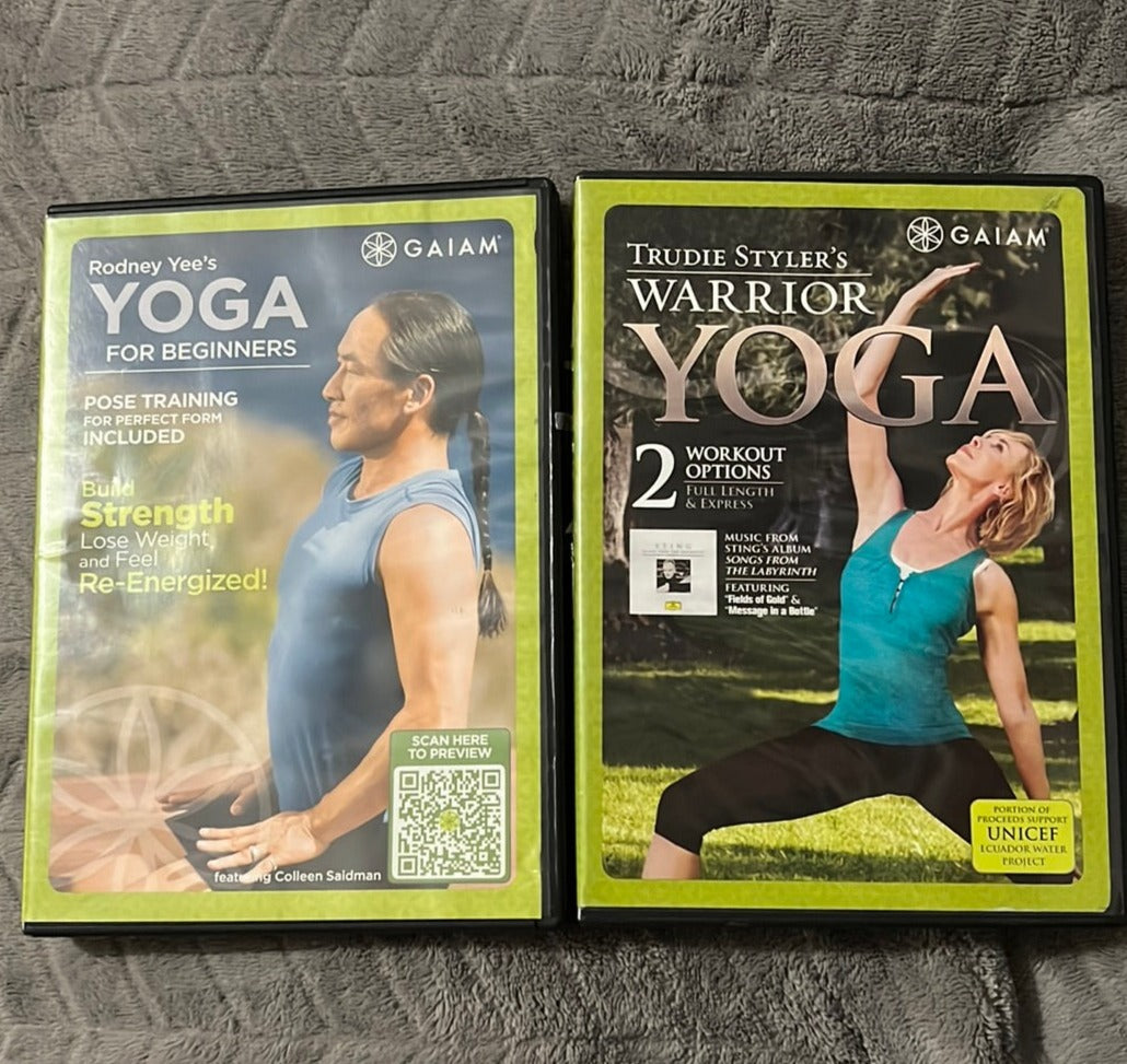 Gaiam, Rodney Yee's / Trudie Stylers Yoga DVD Pre-Owned VG Condition –  Crazy Country Store